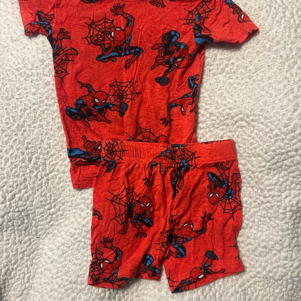 Marvel Spider-Man Red and Blue Kids Pajama Set